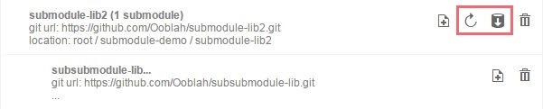 Submodule init