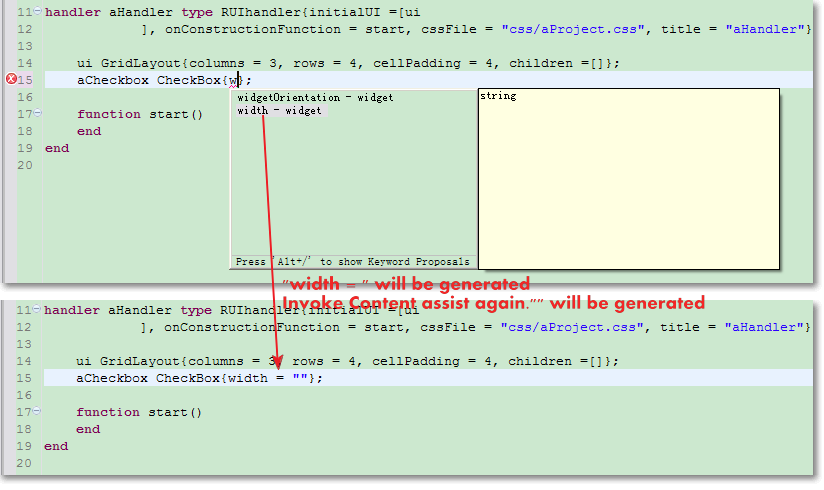 Initialize Complex type