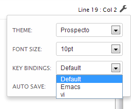 local editor settings