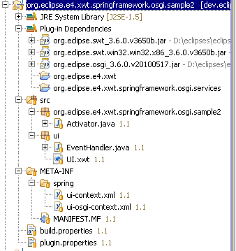 SpringCLRFactory workspace osgi sample2.png