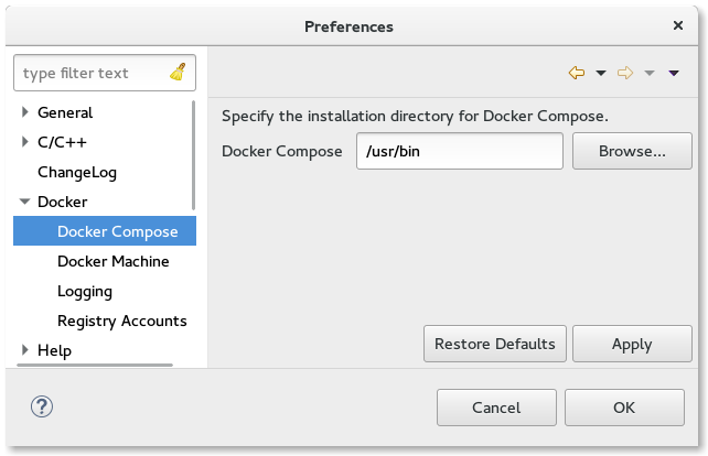 LinuxToolsDockerPreferencesDockerCompose.png