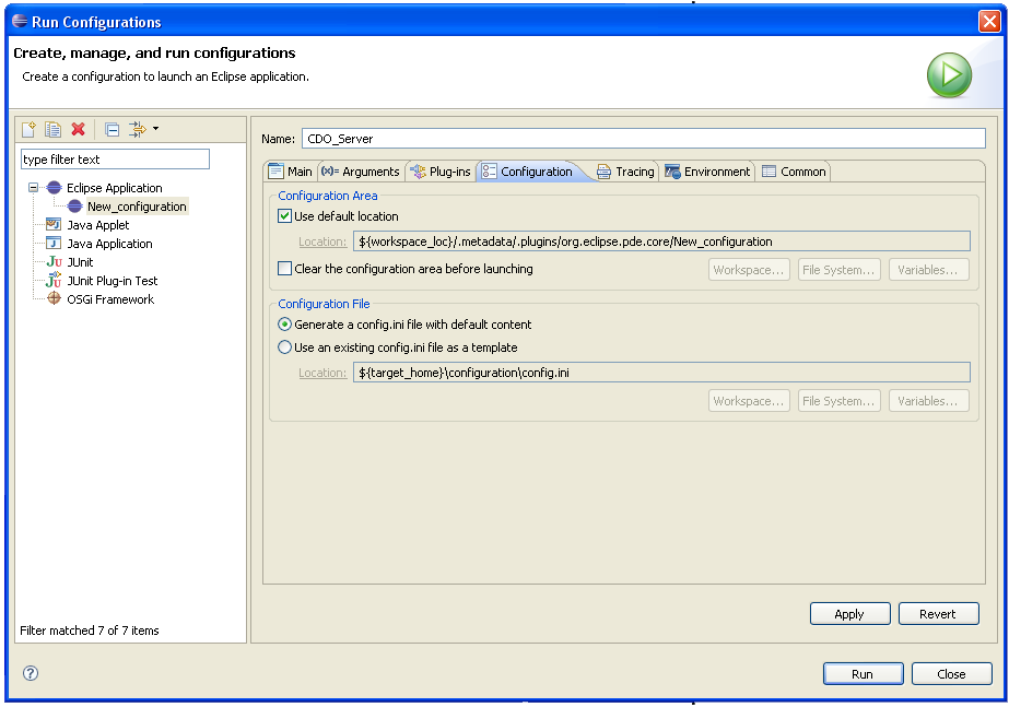 CDO runconfig2.png