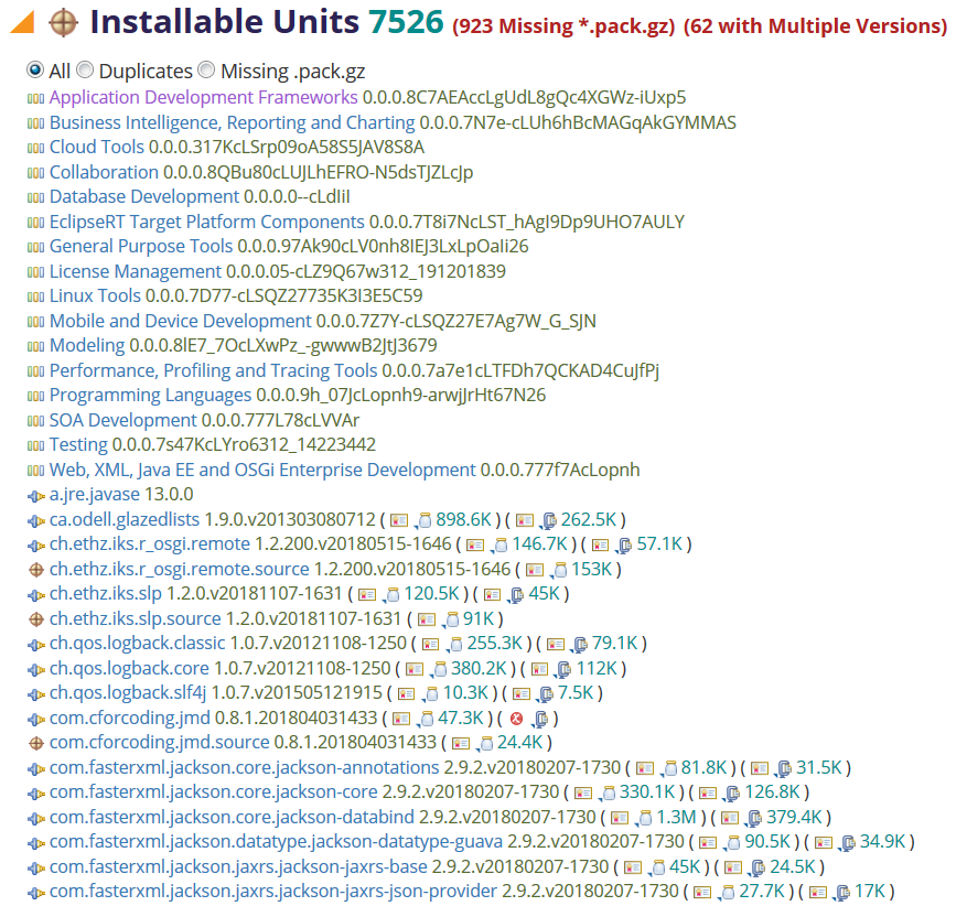 RepositoryAnalyzerCompositeSitePageInstallableUnits.png