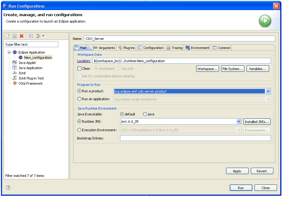 CDO runconfig1.png