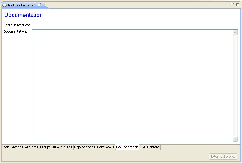 Buckminster cspecEditor documentationTab.jpg