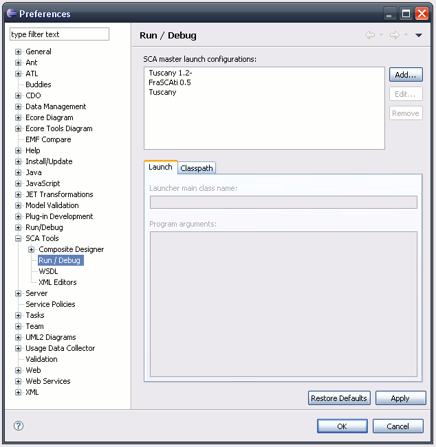 SCA Java Run and Debug masterLaunchConfigurationPrefs.gif