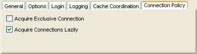 Connection Policy Tab