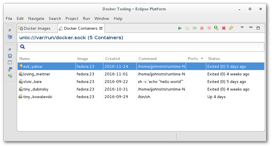 LinuxToolsDockerContainersView.png