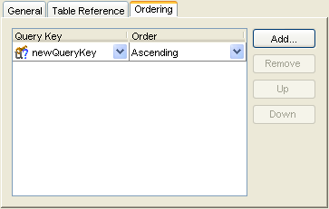 Ordering Tab