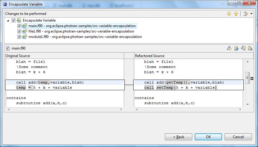 Simple example of Encapsulate Variable refactoringtemp