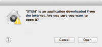 STEM-Install-DownloadedApplicationWarning.png